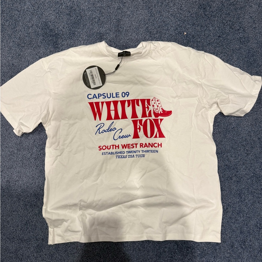 New white fox T shirt